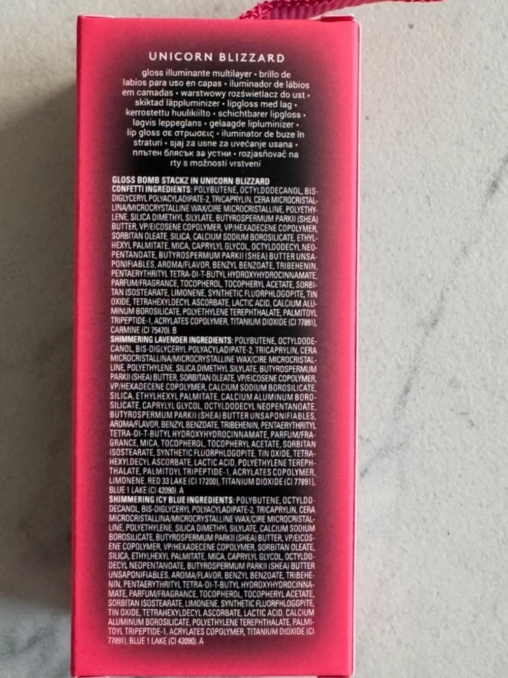 FENTY BEAUTY LIMITED EDITION GLOSS BOMB STACKZ LAYERED LIP LUMINIZER